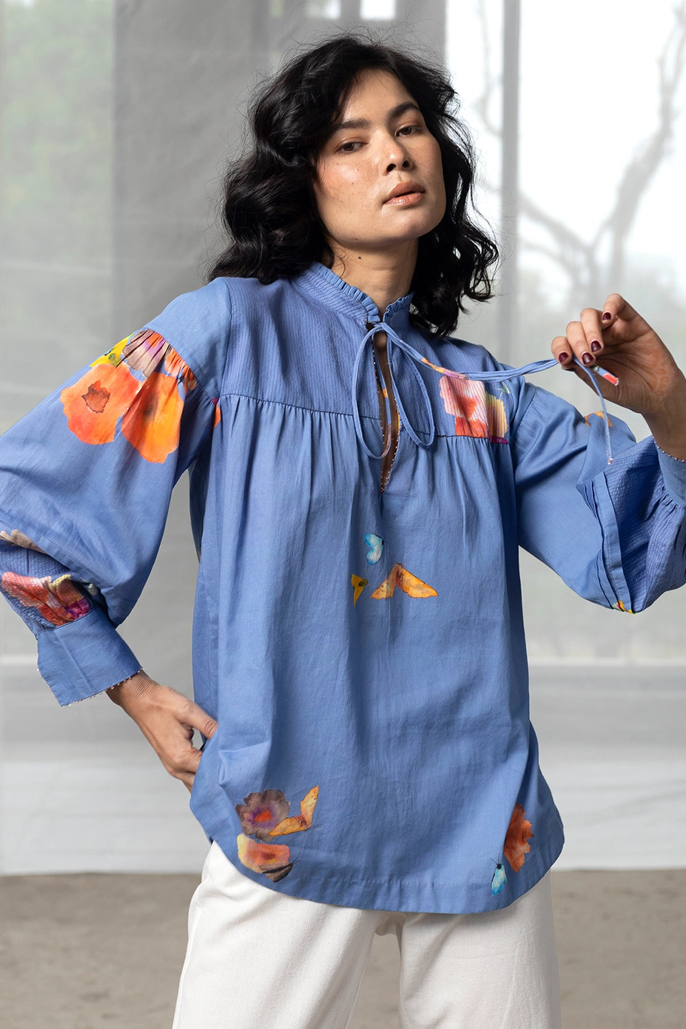 Umi  Blue Top