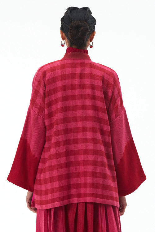 Red Rani Weaver's Jacket