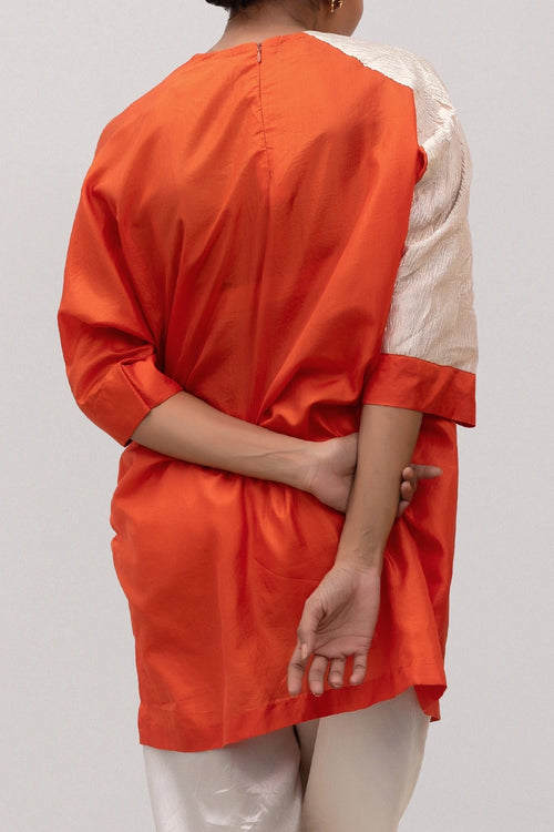 Eeda Varq Rust Duet Tunic