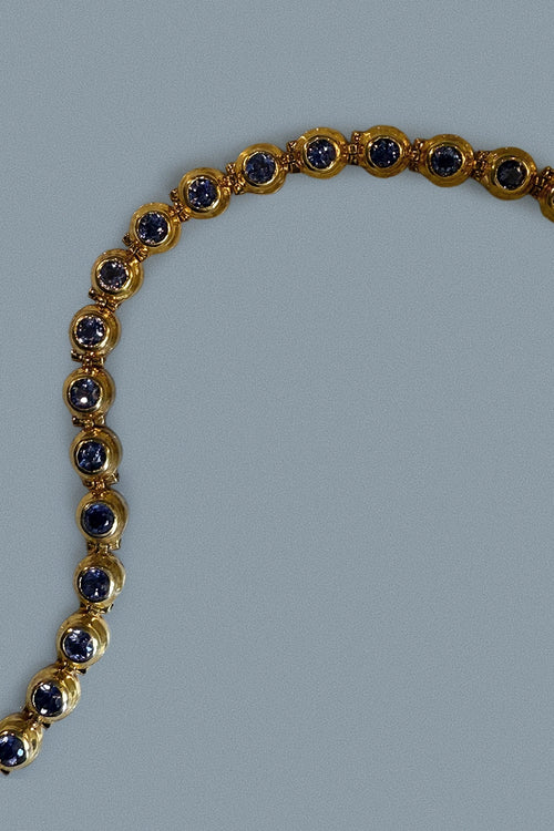 Kayanite Gold Bracelet