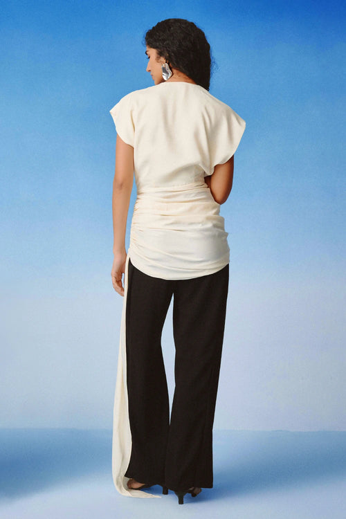 Ivory Drape Top