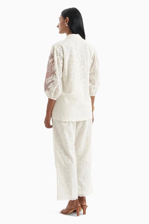 Ivory Paisley Co-ord Set