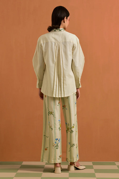 Ivory Aurelia Floral Embroidered Co-ord Set