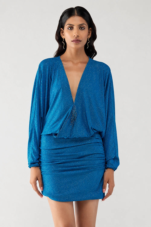 Blue Azure Mini Dress