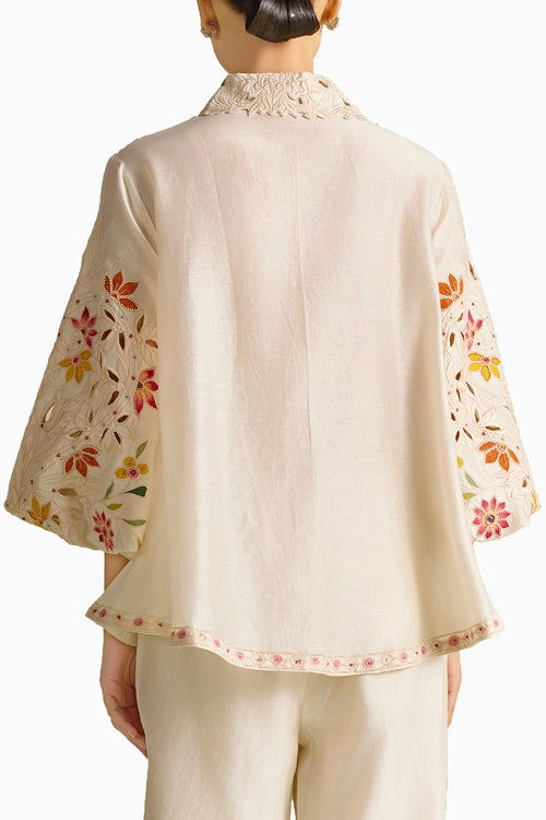 Ivory Applique Shirt