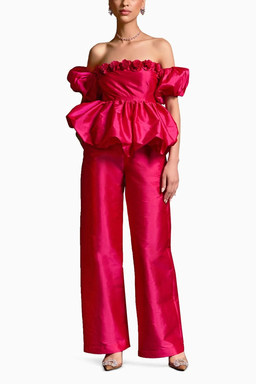 Dahlia Pink Top With Vista Pants
