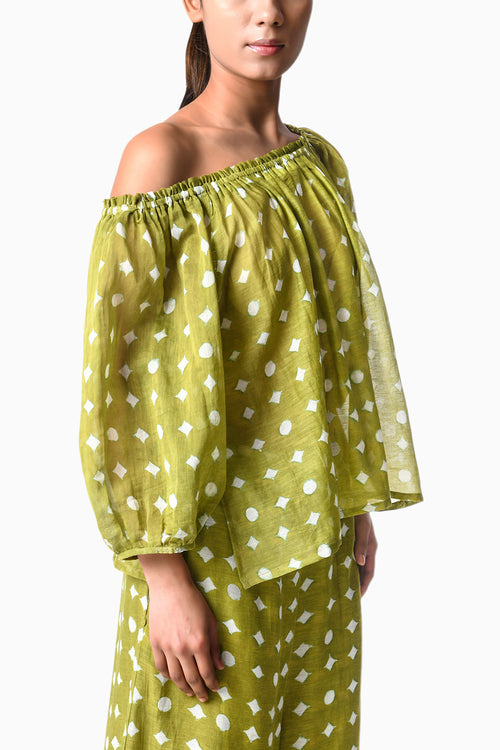 Henna Off-Shoulder Co-ord Set