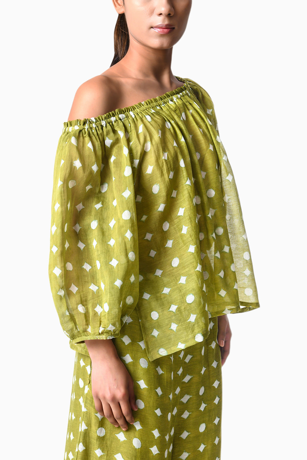 Henna Off-Shoulder Co-Ord Set