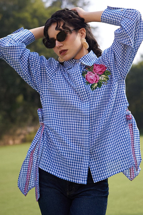 Blue Liora Shirt