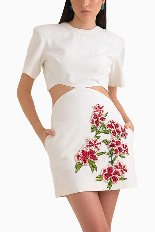 Sussana Waist Cut Out Short Dress