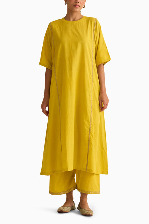 Albela Yellow Kurta Set
