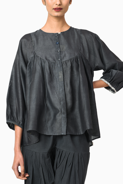 Carbon Charcoal Top with Trouser Set