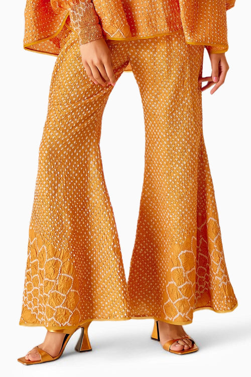 Orange Tulip Pants