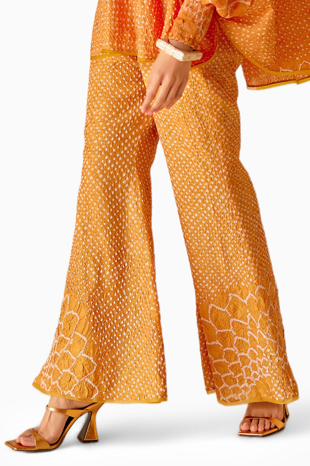 Orange Tulip Pants