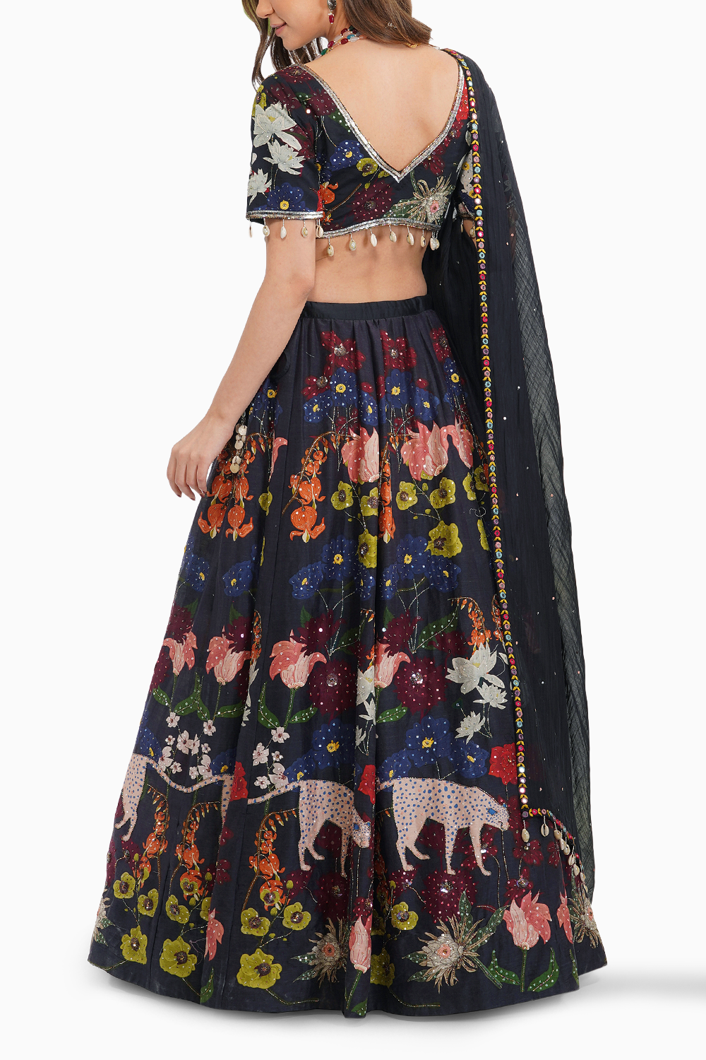 Flora Fauna Lehenga Set