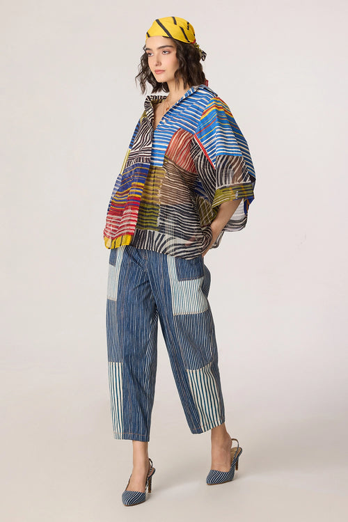 Multi Bellamy Shirt with Jax Jeans
