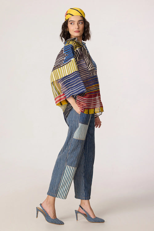Multi Bellamy Shirt with Jax Jeans