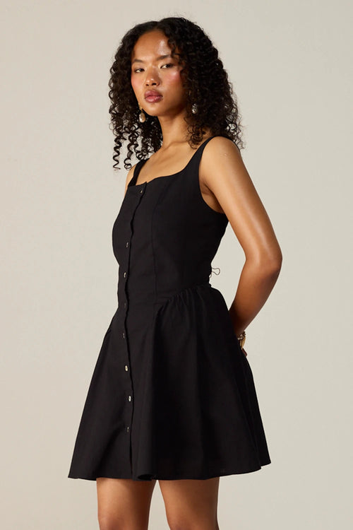 Black Leya Mini Dress