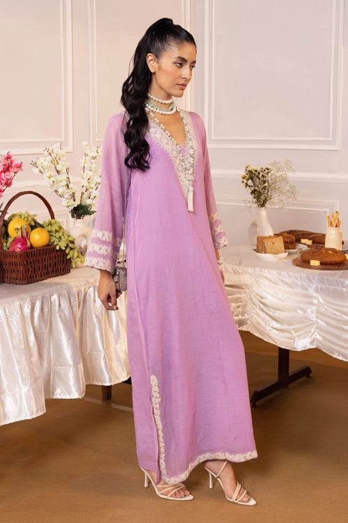 Sitaara Lilac Kaftaan