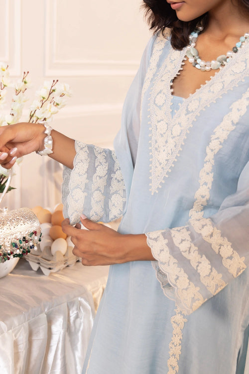 Sitaara Light Blue Suit Set