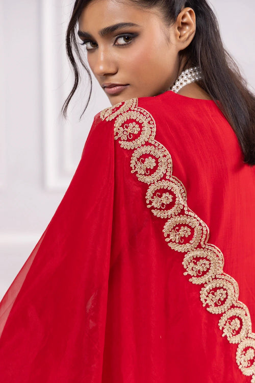 Adaa Red Suit Set