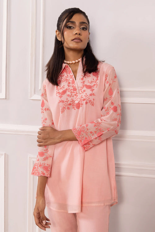 Ruhani Light Pink Kurta Set