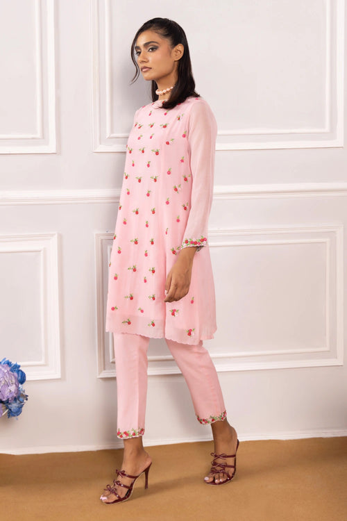 Gulaab Light Pink Kurta Set