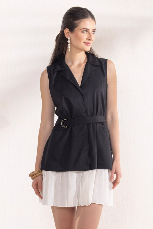 Black And White Short Dress