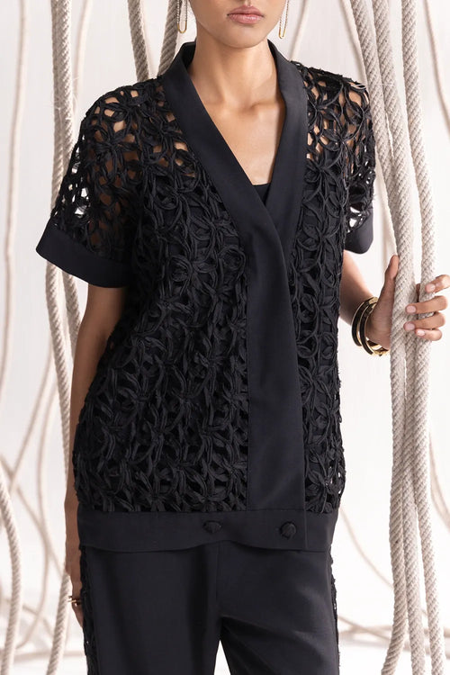 Kiana Lace Black Co-ord Set