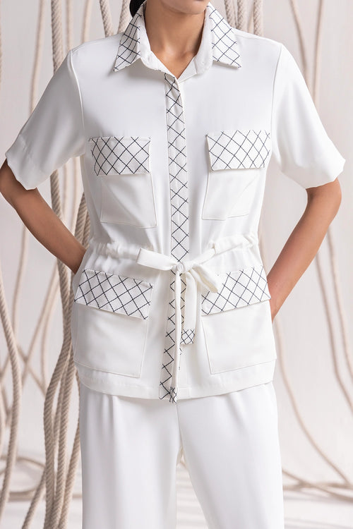 White Four Pocket Set