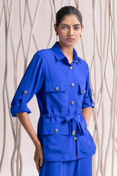 Electric Blue Four Pocket Set