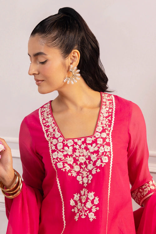 Chahat Pink Kurta Set