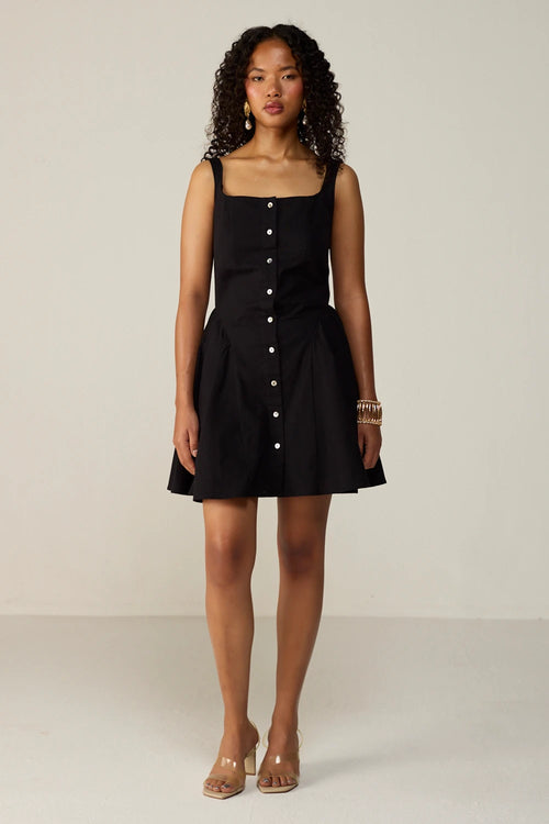 Black Leya Mini Dress