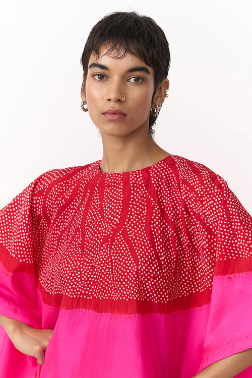 Lumo Red Rani Kaftan