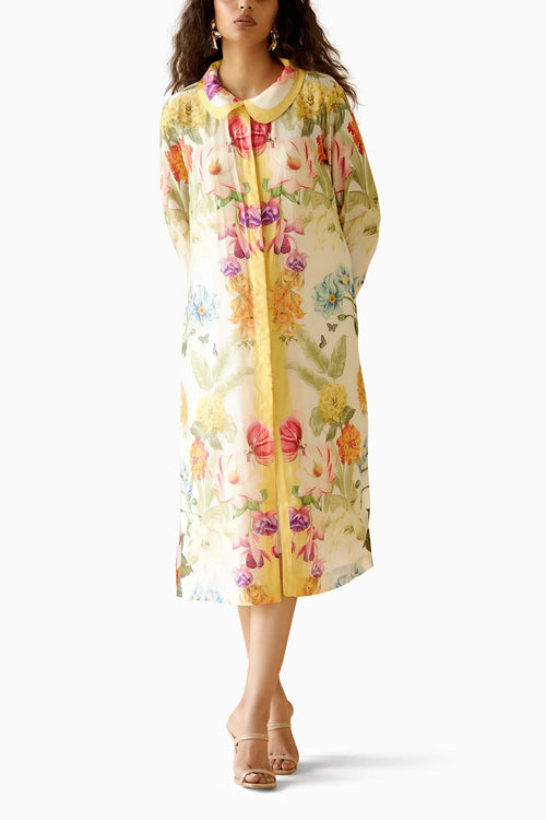 Home Garden Shirt Dress