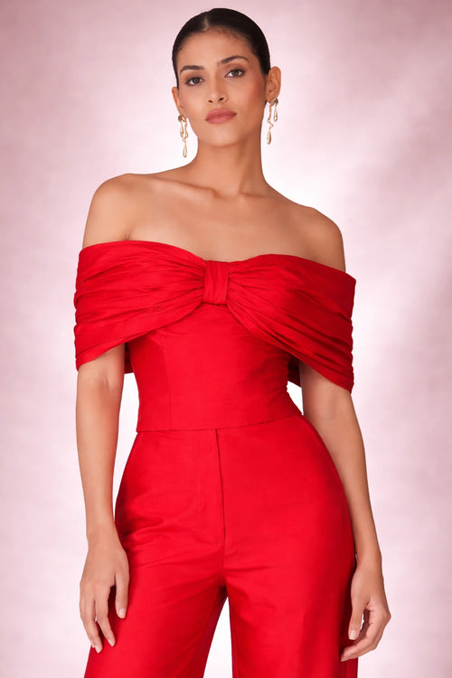 Red Anja Top