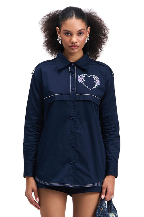 Allmine Navy Shirt