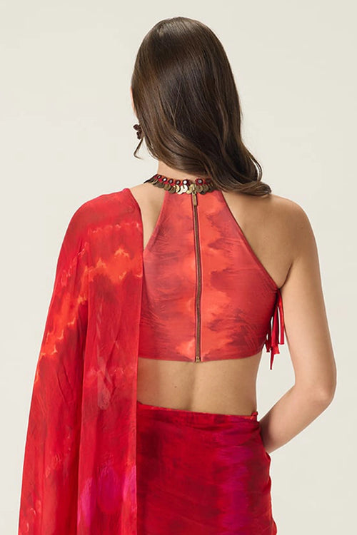 Red Alfie Blouse
