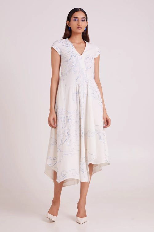 Perito Drift Midi Dress