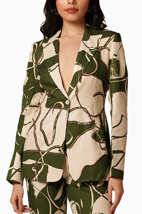 Kaee Embroidered Blazer