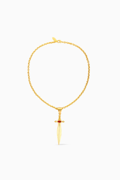 Mob Wife Studded Dagger Choker
