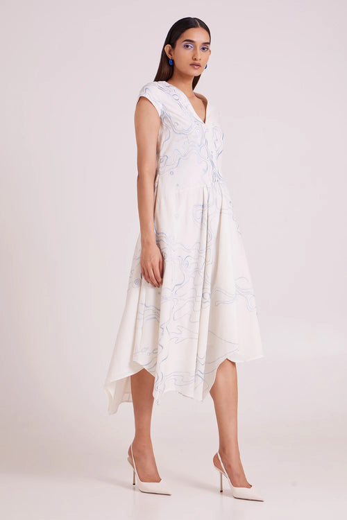 Perito Drift Midi Dress