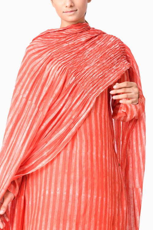 Coral Shima Tama Dupatta Set