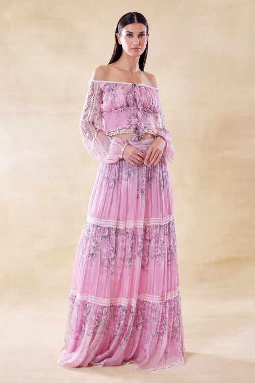 Petal Rhapsody Skirt Set