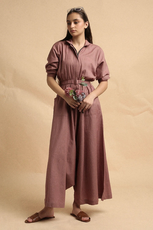 Blush Collar Sphara Jumpsuit