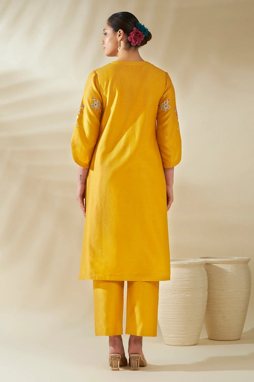 Yellow Elara Kurta Set