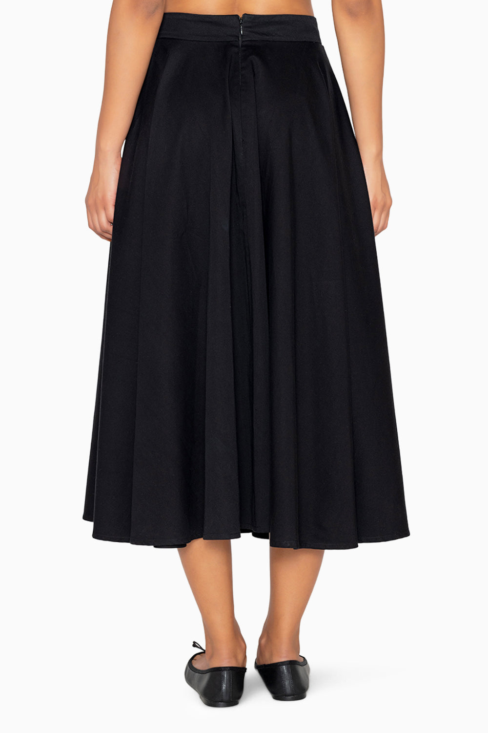 Deep Currents Black Skirt