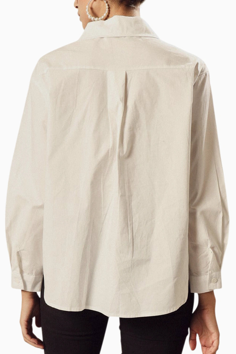 Fallon White Embroidered Shirt