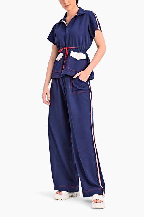 Navy Lace Trackset