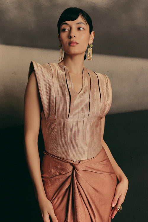 Copper Bastion Corset Top